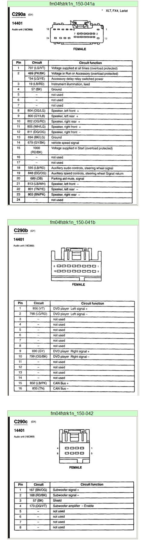 ford  stereo wiring diagram images faceitsaloncom