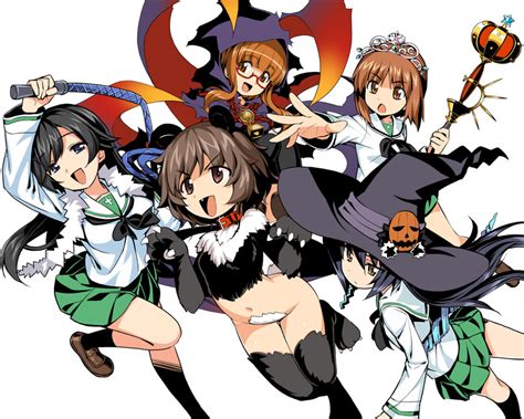 nishizumi miho akiyama yukari takebe saori reizei mako