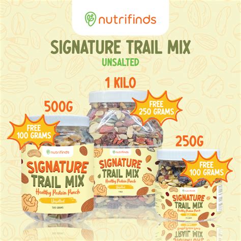 nutrifinds signature trail mix bundle shopee philippines
