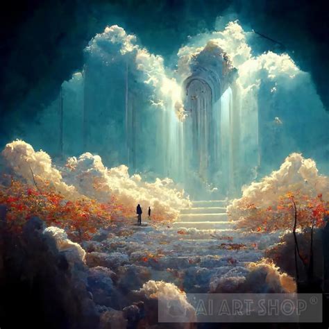 heaven religious beautiful jesus clouds god christian