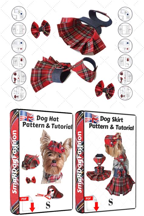 dog clothes patterns  set  sewing patterns  small dogs etsy