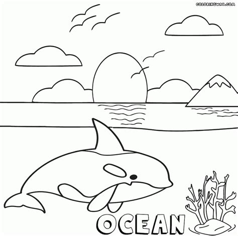 ocean coloring pages  kids qjf