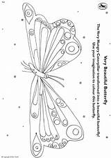 Butterfly Coloring Caterpillar Hungry Very Pages Colouring Raupe Nimmersatt Kleine Colour Malvorlage Printables Schmetterling Ausmalbild Printable Kids Sheets Scholastic Kindergarten sketch template