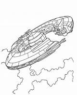 Spaceship Star Wars Coloring Print Sheet Drawing Getdrawings Ship Topcoloringpages sketch template