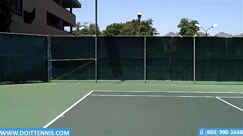 Working A Tennis Ball Machine Bloopers Youtube