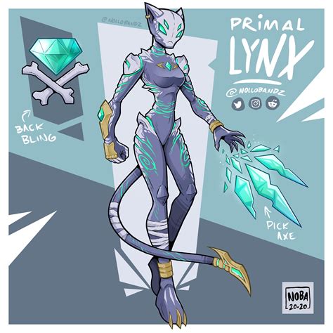 Skin Concept] Primal Lynx 💎 Ancient Ancestor To The Lynx