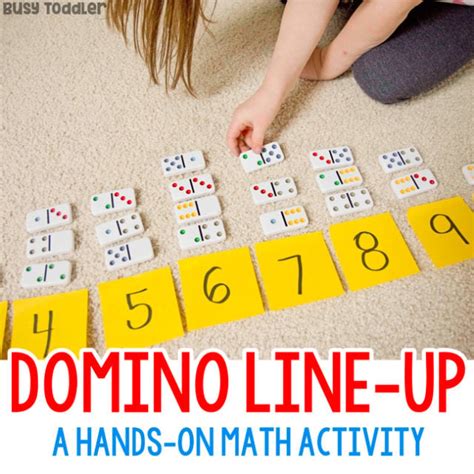 domino   preschool math activity busy toddler