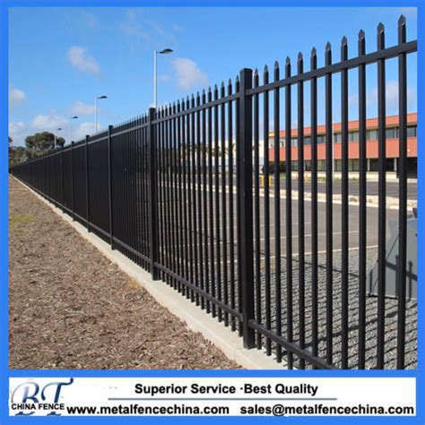 china podwer ornamental commercial wrought iron security fencing china safety fence picket fence