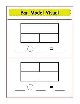 bar model addition  subtraction worksheets enredecblogs