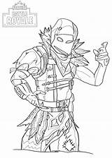 Fortnite Battle Coloring Royale Pages Raven Kids Drawing Legendary Outfits Male Popular Game Most Part Characters Games Nevermore Exclusive Fan sketch template