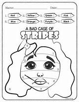 Stripes Bad Case Activities David Shannon Book Math Teacherspayteachers Camilla Cream Elementary Color Preschool Author Teaching Sequencing Willems Mo Cheeky sketch template