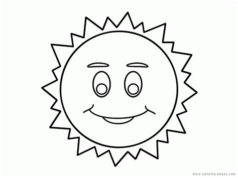sun template  kids coloring home