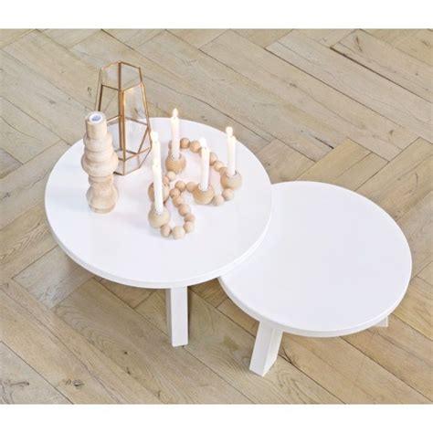 woood rhonda bijzettafel wit  cm afbeelding  home  garden living room furniture