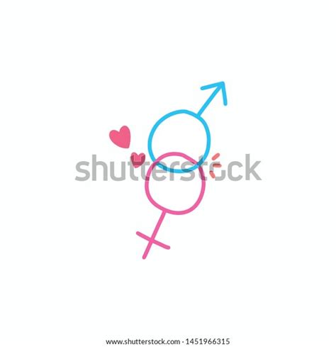 Drawing Cute Sex Icon Doodle Stylevector Stock Vector Royalty Free