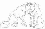 Downloadable Wolfes sketch template