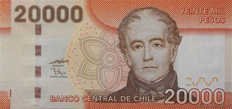 pesos cile  pa  banconote