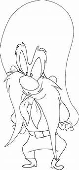Looney Yosemite Tunes Tweety Bird sketch template