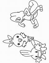 Pokemon Coloring Pages Treecko Advanced Color Kids Picgifs Mudkip Drawing Sheets Colouring Tv Series Printable Bubakids Cartoon Draw Thousands Regarding sketch template