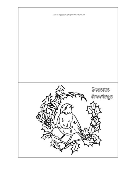 printable coloring christmas cards coloring home