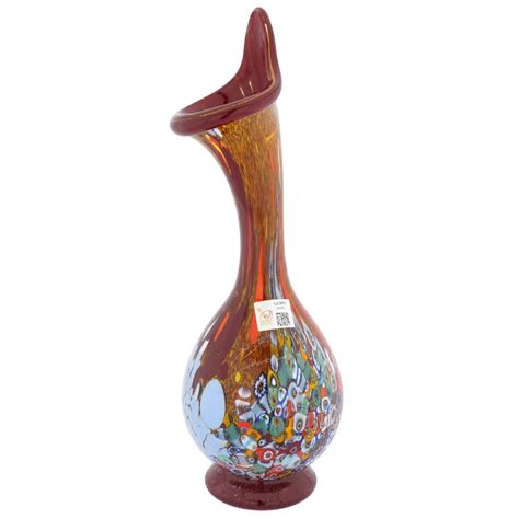 Murano Glass Vases Murano Millefiori Art Glass Calla