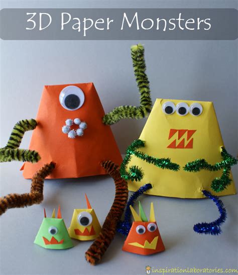 paper monsters inspiration laboratories