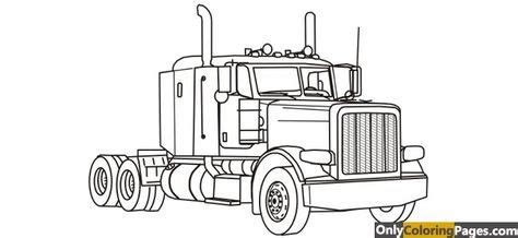 kenworth  coloring pages truck coloring pages big trucks easy