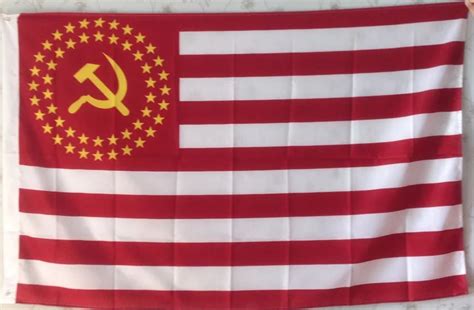 united socialist states of america 50 stars flag fictional large