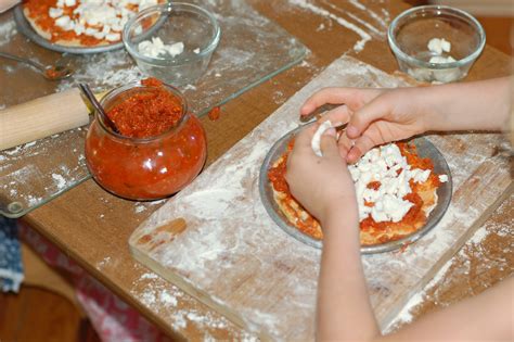 homemade pizza making  children simply natural mom