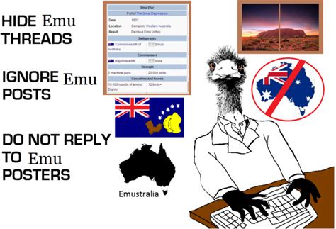 Ignore Emu Posts Emu War Know Your Meme
