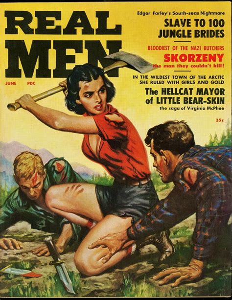 Real Men Magazine Cover Art 1959 Jun Jim Flickr