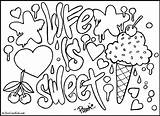 Coloring Pages Tween Tweens Sheets Popular sketch template