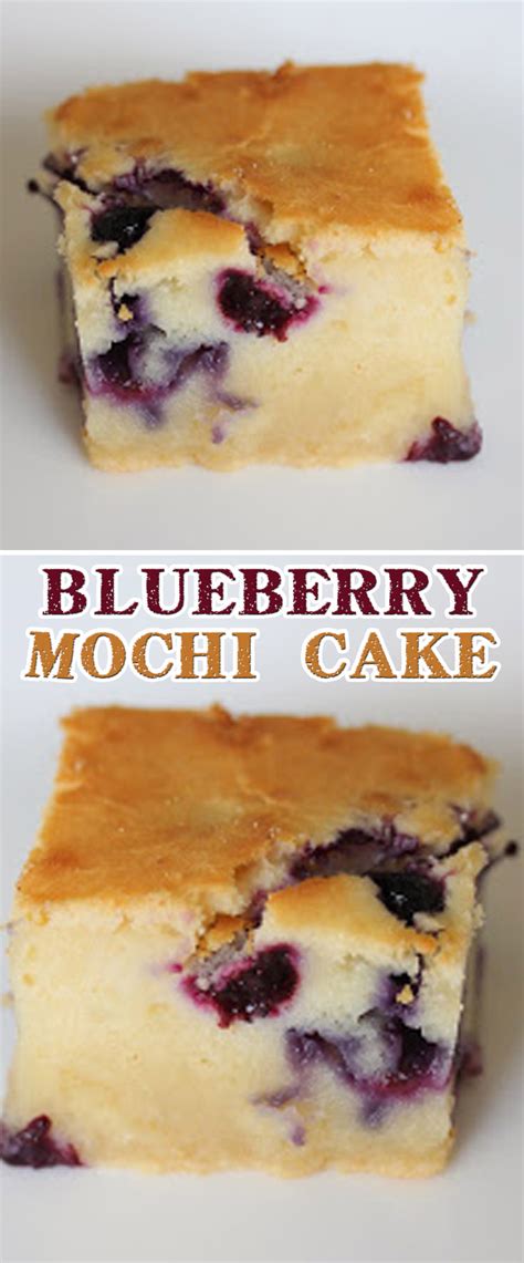 blueberry mochi cake