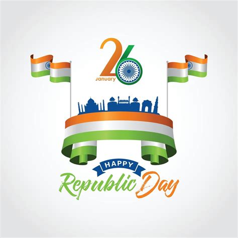 indian republic day  january vector illustration  vector art