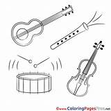 Malvorlagen Musikinstrumente Instrumente Malvorlage Instruments Loudlyeccentric Kindermusik Gratis Titel sketch template