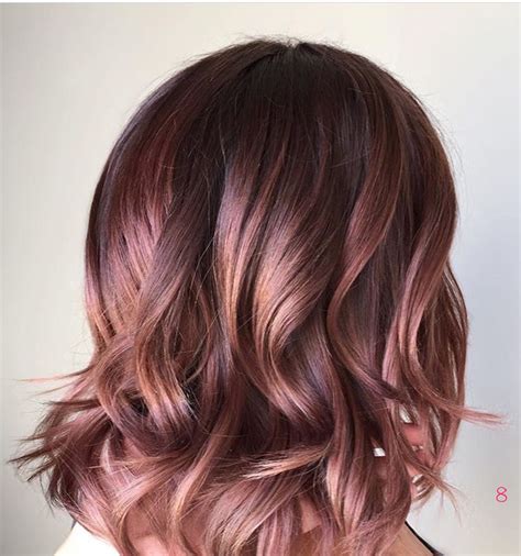 rose gold ombre hair rose hair color