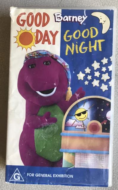barney good day good night classic collection vhs video