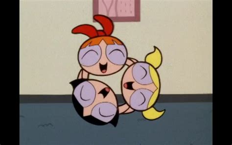 blossom bubbles and buttercup from the powerpuff girls episode the