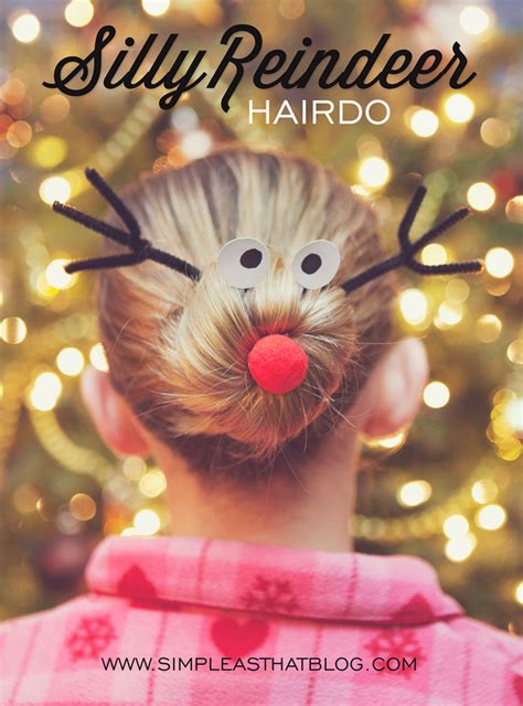 festive girls christmas hair style ideas  tutorials   playroom
