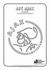 Ajax Coloring Pages Soccer Logo Logos Clubs Cool Afc Amsterdam Football Team Paint Colouring Kids Print Fc United Activities Hotspur sketch template