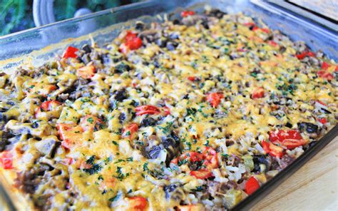 sausage and wild rice casserole parade