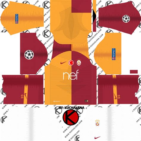 Galatasaray S K 2018 19 Kit Dream League Soccer Kits Kuchalana