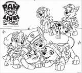 Paw Patrol Pages Coloring Color Printable Online Print sketch template