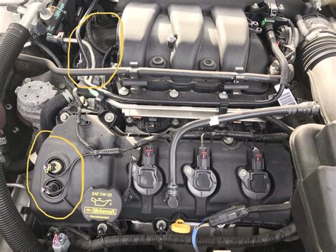 circled parts    ford taurus   engine rcarrepair