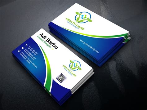 healthcare professional business card design graphicsfamily