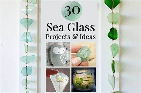 30 Sea Glass Ideas And Projects • Lovely Greens