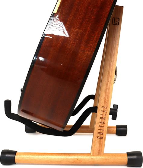 foldable guitar stand  guitar lab solid wooden guitar holder