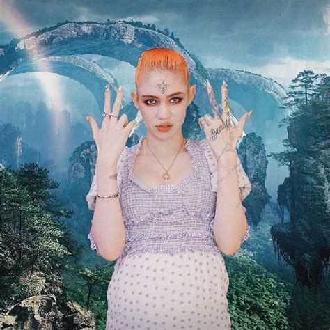 grimes shared her pregnancy news with a nude selfie that got taken down by instagram revelist