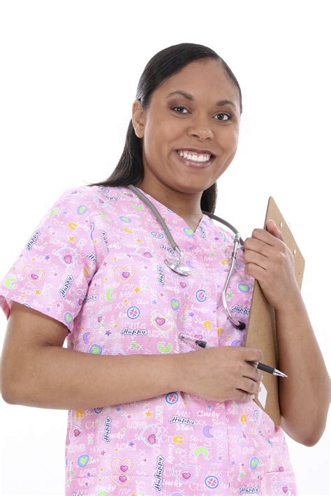 Beautiful Pediatric Nurse In Scrubs – Safety Care Inc
