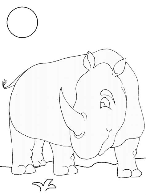 rhino coloring page   rhino coloring page png images