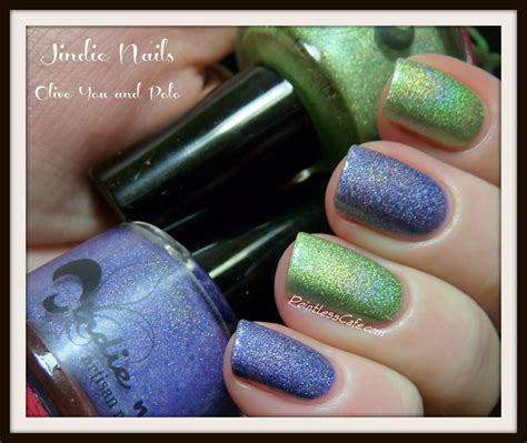 jindie nails olive   polo swatches  review pointless cafe